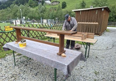 Arbeitseinsatz im Vereinsheim
